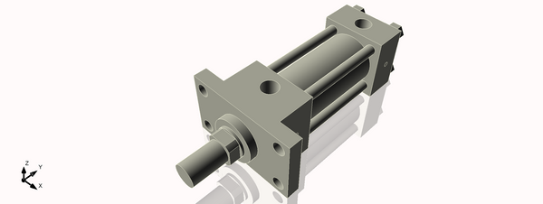Isometric View of 2HHFF3NCK1.375