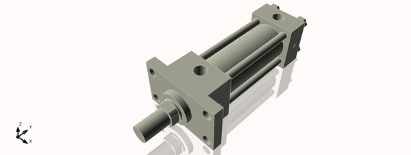 Isometric View of 2HHFF4CCK1.375