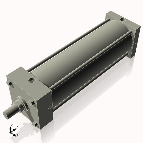 Isometric View of 6ASF17NCK1.75