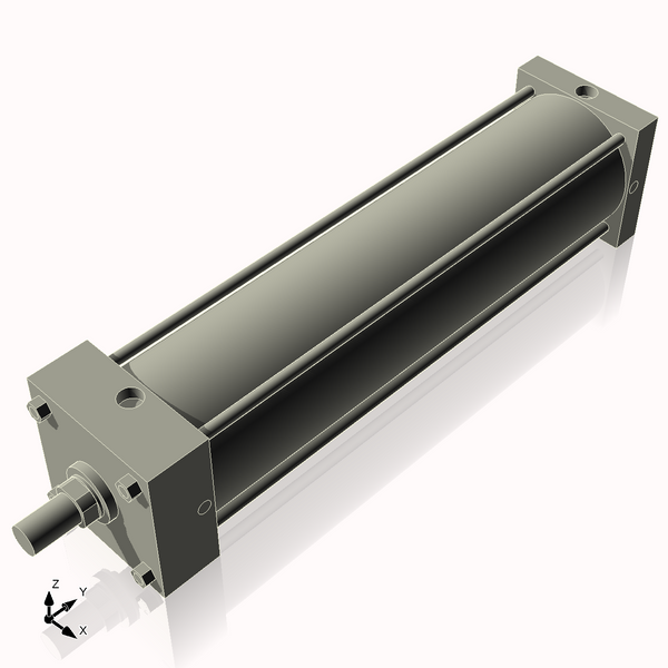 Isometric View of 6ASF22NCK1.75