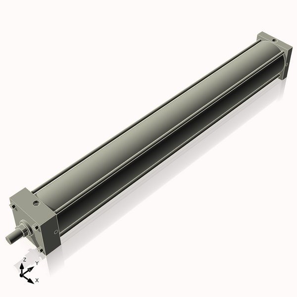 Isometric View of 6ASF48NCK1.75