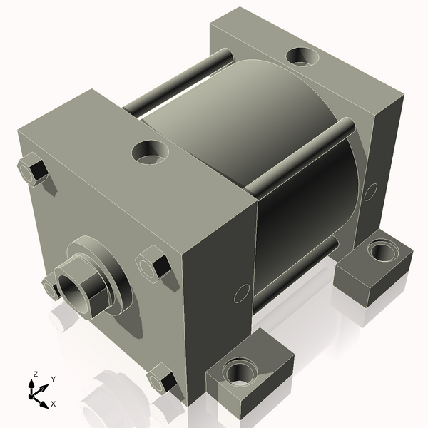 Isometric View of 6ASL3NCK1.75S4