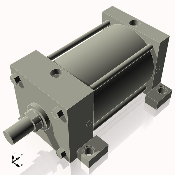 Isometric View of 6ASL6NCK1.75