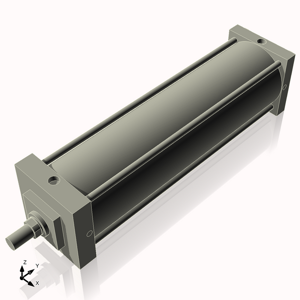 Isometric View of 7AC24NCK1.75