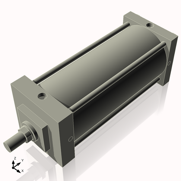 Isometric View of 7ASF14NCK1.75