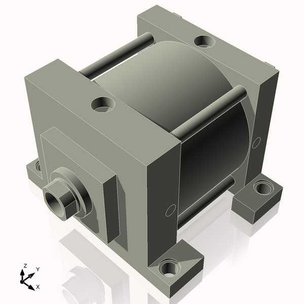 Isometric View of 7ASL3NCK1.75S4