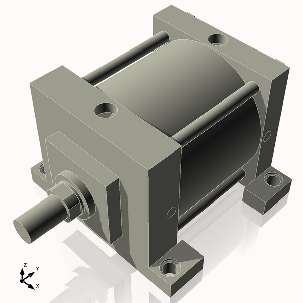 Isometric View of 7ASL4NCK1.75
