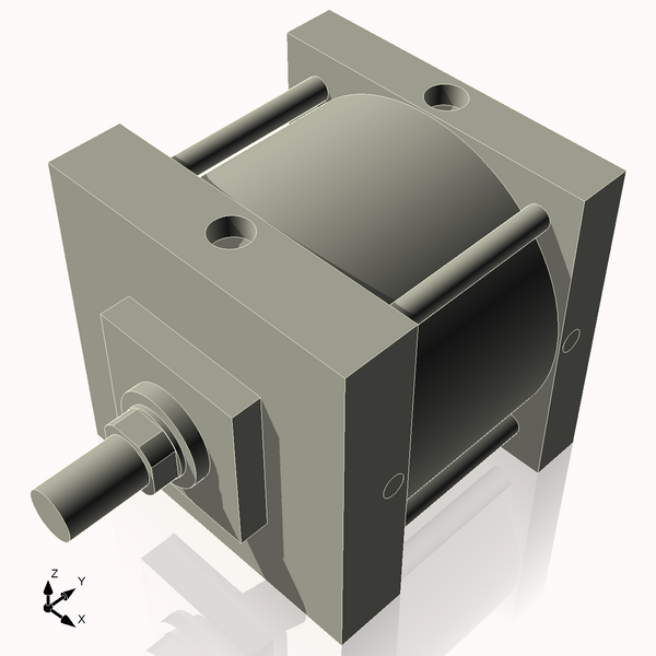 Isometric View of 8AC3NCK1.75