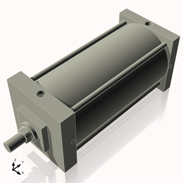 Isometric View of 8AC14NCK1.75