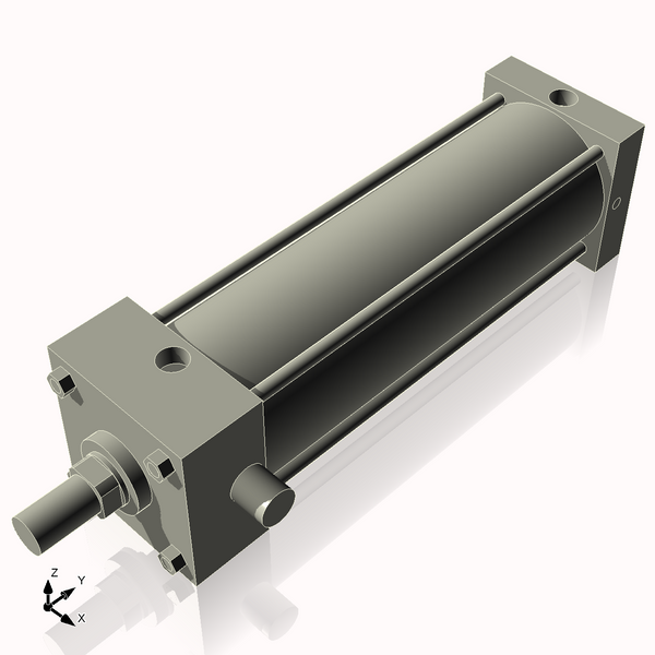 Isometric View of 4ATF11NCK1.375
