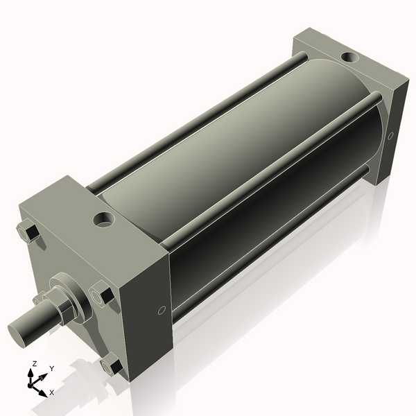 Isometric View of 5AC11NCK1.375