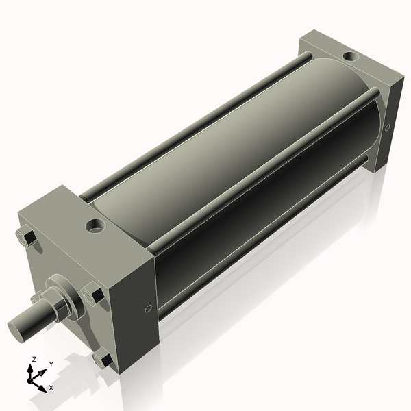 Isometric View of 5AC13NCK1.375