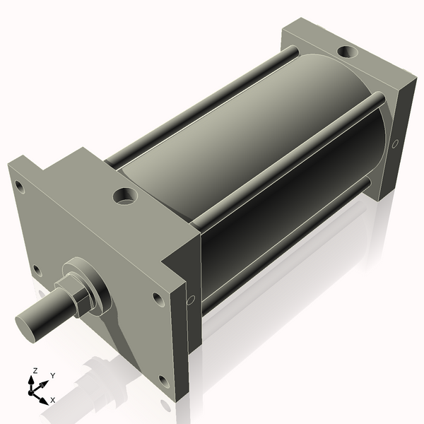 Isometric View of 5AFF8NCK1.375