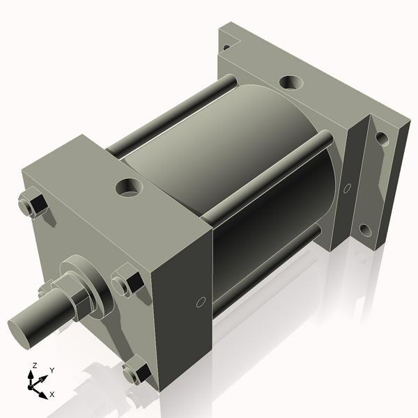 Isometric View of 5ARF4NCK1.375