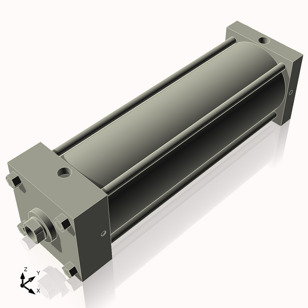 Isometric View of 5ASF14CCK1.375S4
