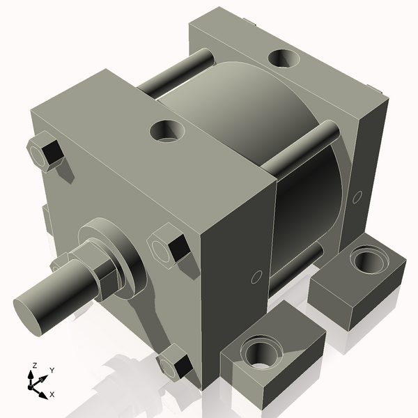 Isometric View of 5ASL1NCK1.375