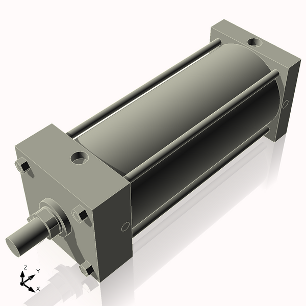 Isometric View of 6AC12NCK1.75