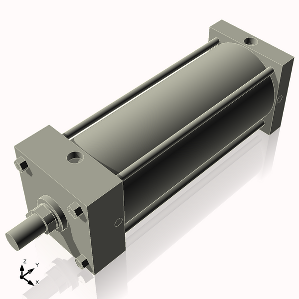 Isometric View of 6AC13NCK1.75