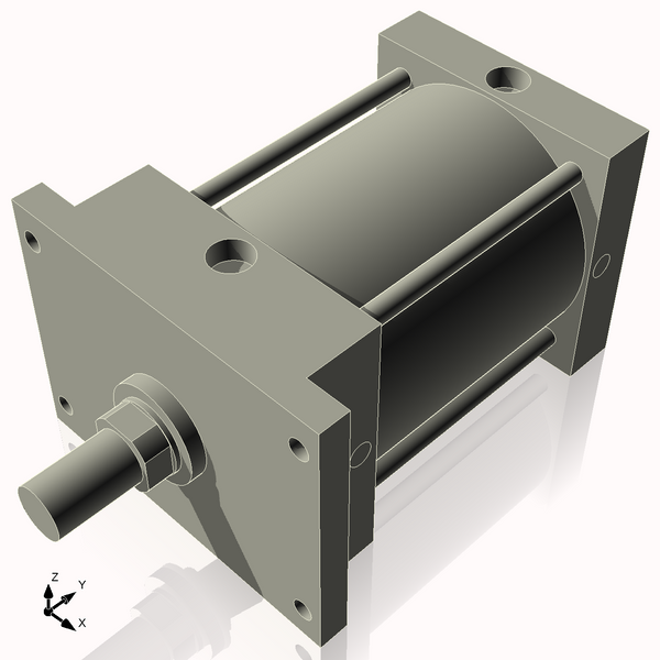 Isometric View of 6AFF5NCK1.75