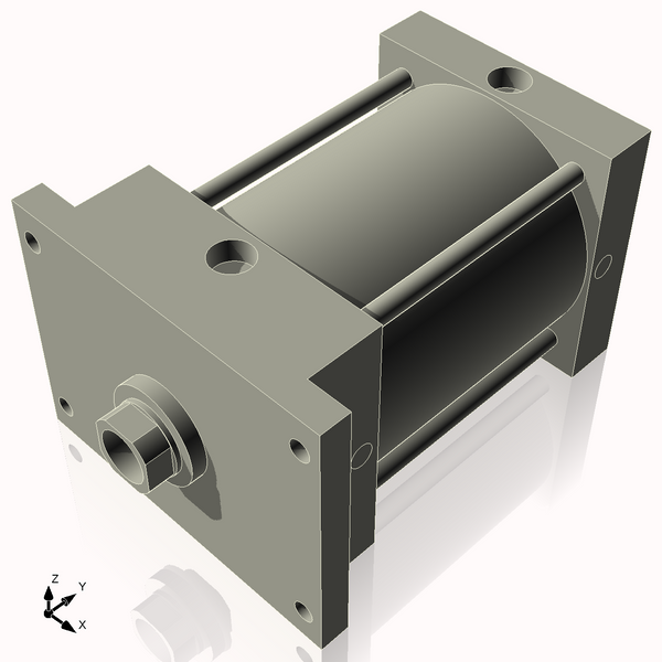 Isometric View of 6AFF5NCK1.75S4