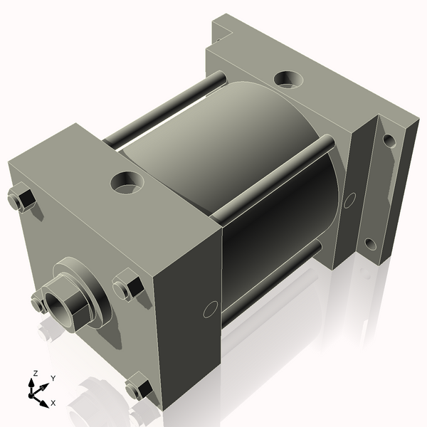 Isometric View of 6ARF4NCK1.75S4