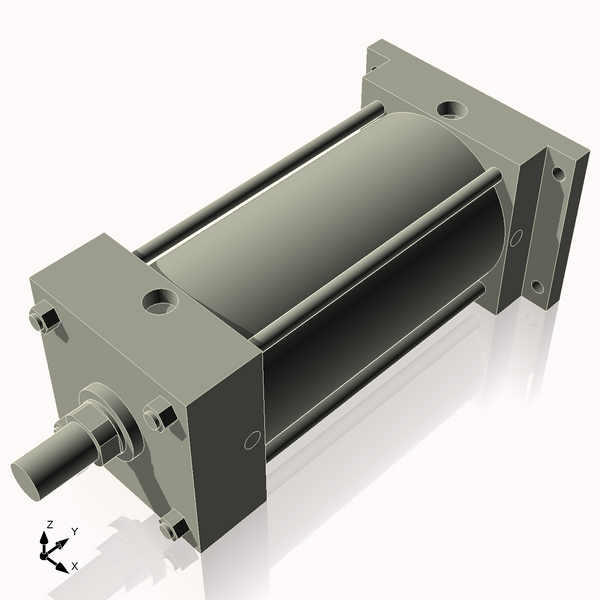 Isometric View of 6ARF9NCK1.75