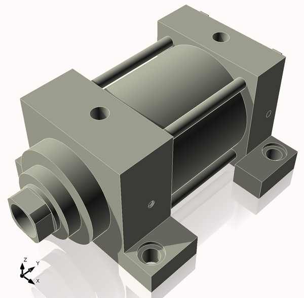 Isometric View of CN3.25MHSL2CCK1.375S4