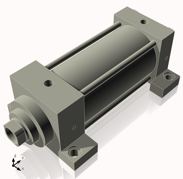 Isometric View of CN3.25MHSL5NCK1.375S4