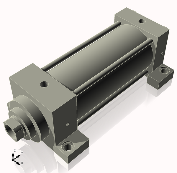 Isometric View of CN3.25MHSL6CCK1.375S4