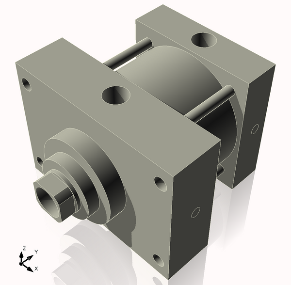 Isometric View of CN4MHFHF1NCK1.375S4