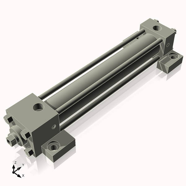 Isometric View of CN1.125ASL6CCKS4