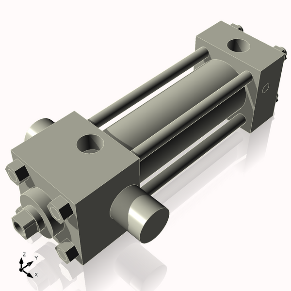 Isometric View of CN1.125ATF2CCKS4