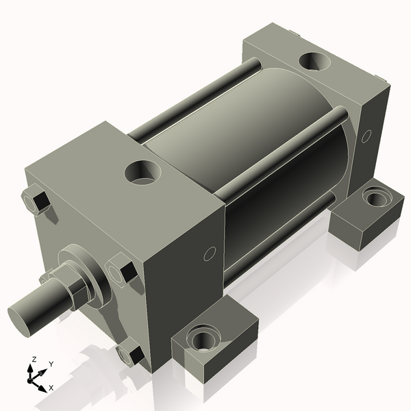 Isometric View of CN3.25ASL3NC