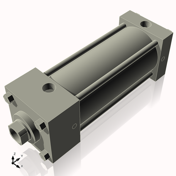 Isometric View of CN3.25ASF6NCK1.375S4