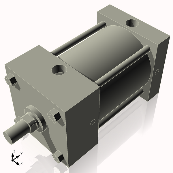 Isometric View of CN4ASF3NC