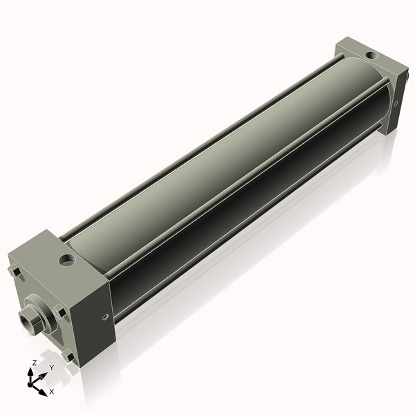 Isometric View of CN4AC20CCK1.375S4