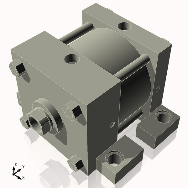 Isometric View of CN5ASL1CCK1.375S4