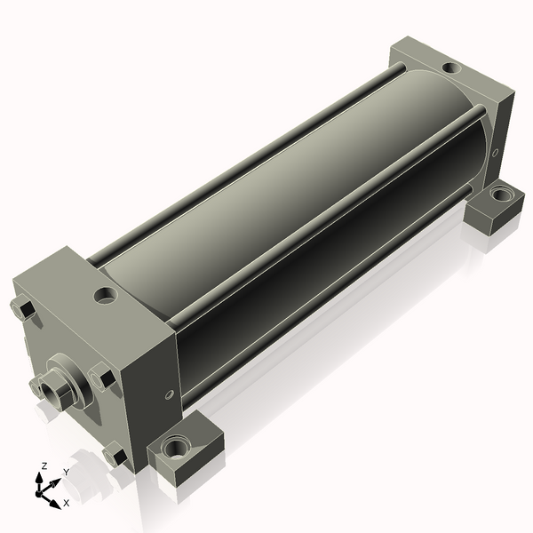 Isometric View of CN5ASL15CCK1.375S4