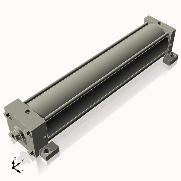 Isometric View of CN5ASL24CCK1.375S4