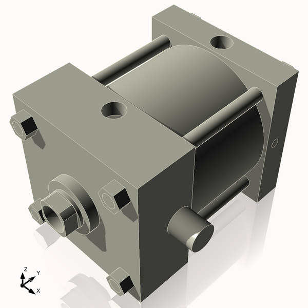 Isometric View of CN5ATF2NCK1.375S4