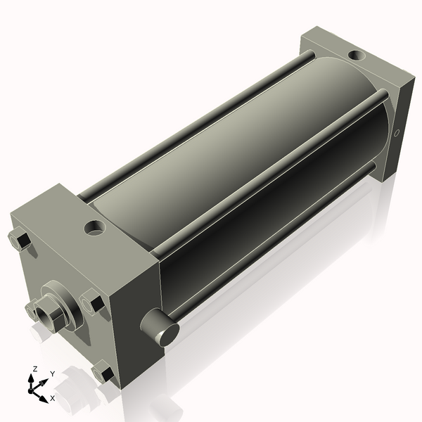 Isometric View of CN5ATF12NCK1.375S4