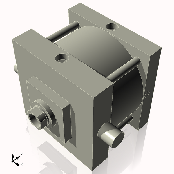 Isometric View of CN8ATF2NCK1.75S4