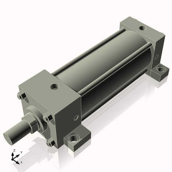 Isometric View of CN3.25MASL7CCK1.375