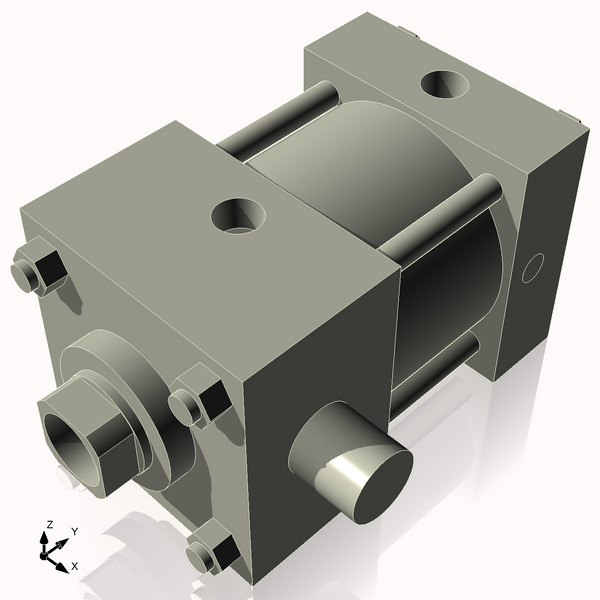 Isometric View of CN3.25MATF1NCK1.375S4