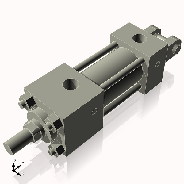 Isometric View of CN1.125HHC1NC