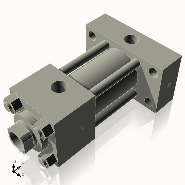 Isometric View of CN2HHRHF2NCK1.375S4