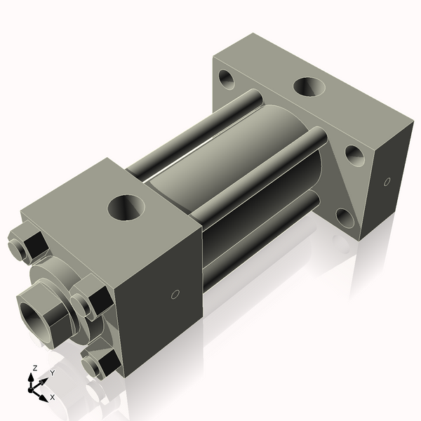 Isometric View of CN2HHRHF3NCK1.375S4