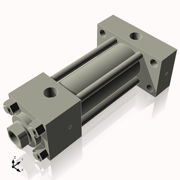 Isometric View of CN2HHRHF4CCK1.375S4