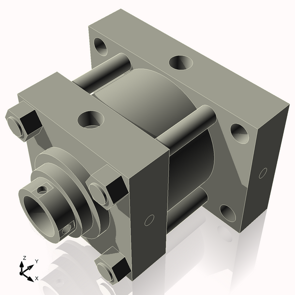 Isometric View of 6HHRHF1NCK3S4