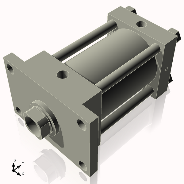 Isometric View of 5HHFF5NCK2.5S4